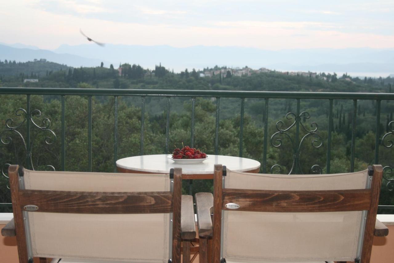 Corfu Quality Suite, Tranquility, Mountain & Sea Views Ájosz Górdiosz Kültér fotó