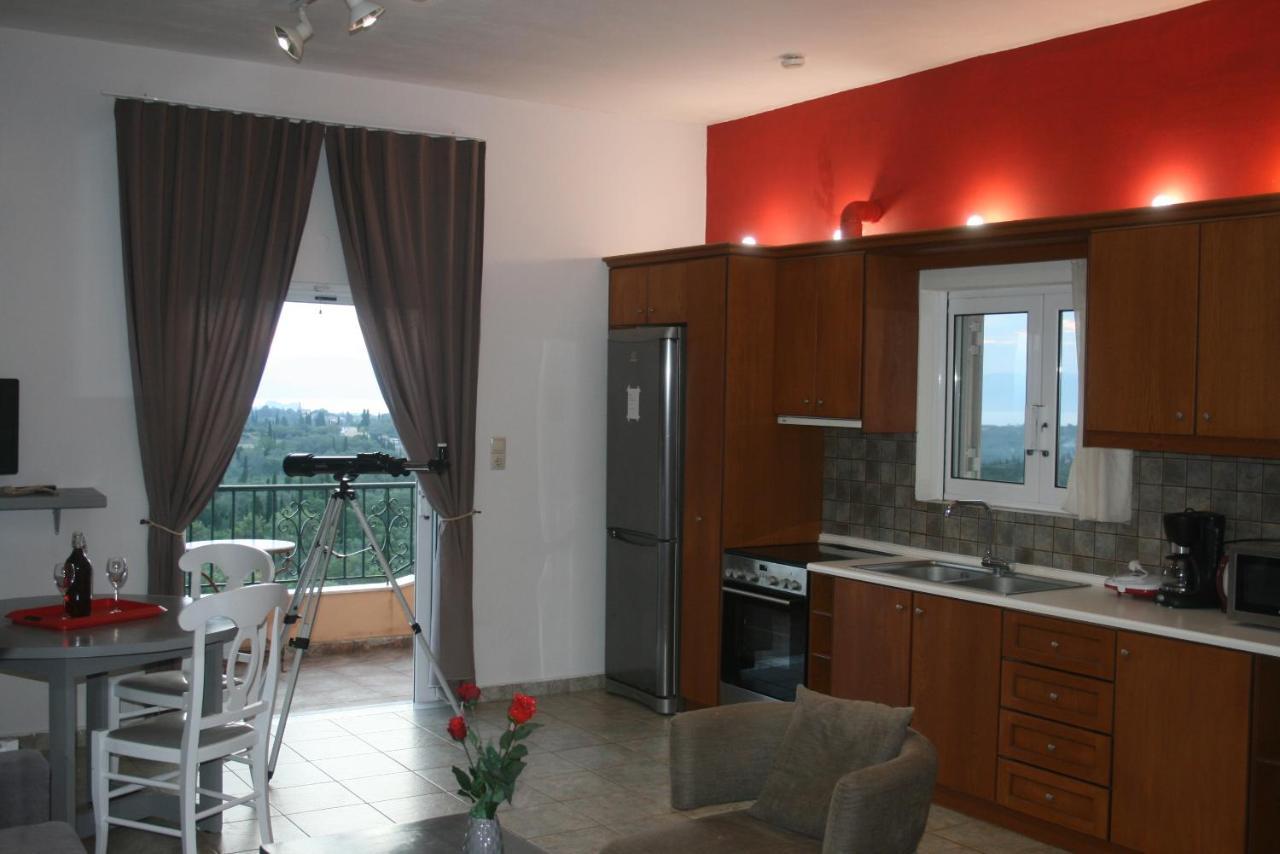 Corfu Quality Suite, Tranquility, Mountain & Sea Views Ájosz Górdiosz Kültér fotó