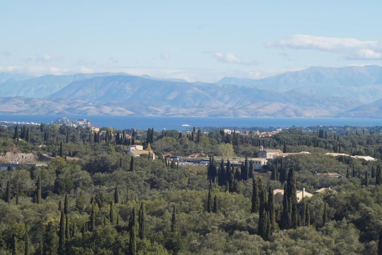 Corfu Quality Suite, Tranquility, Mountain & Sea Views Ájosz Górdiosz Kültér fotó